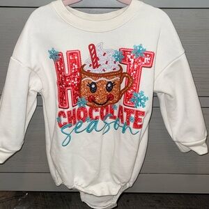 Hot chocolate season oversized bubble